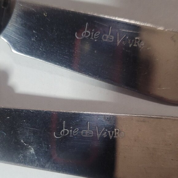 6 Cheese/Butter Spreaders CHRISTMAS Assorted "Boston Warehouse" "Joie d Vivre" - Picture 7 of 8